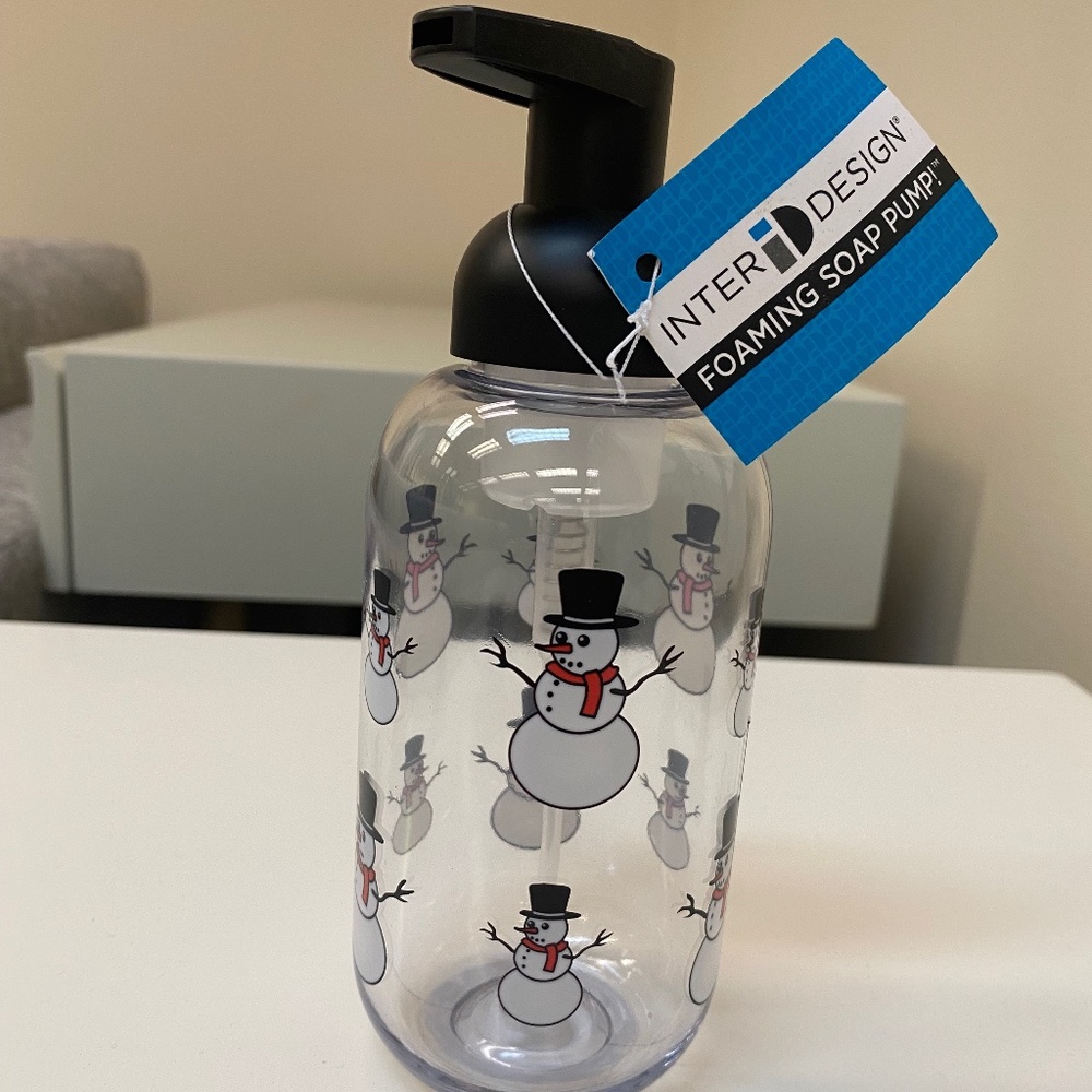 Snowman Soap Pump